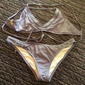Rhythm periwinkle bikini set